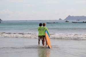 Surf Lesson in Lombok
